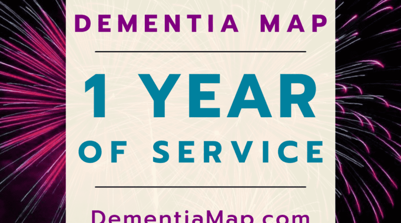 Dementia Map 1 Year of Service