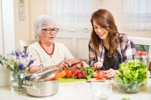 Women cooking