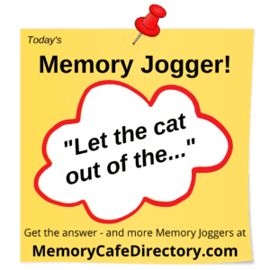 Memory Joggers on Memory Cafe Directory